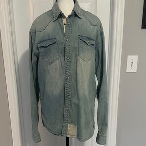 Scotch & Soda Striped Shirt with Blue Details